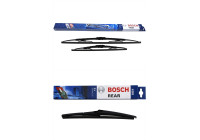 Paquete económico de escobillas limpiaparabrisas Bosch 553 + H801