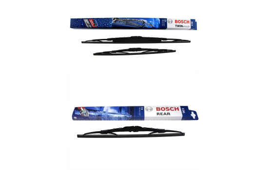 Paquete económico de escobillas limpiaparabrisas Bosch 601S + H341