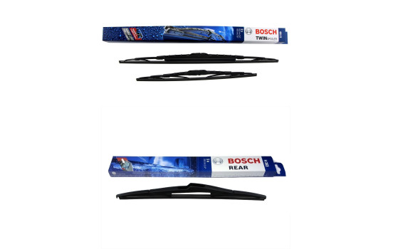 Paquete económico de escobillas limpiaparabrisas Bosch 601S + H353