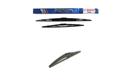 Paquete económico de escobillas limpiaparabrisas Bosch 604S + H253