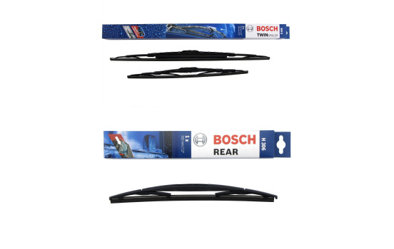 Paquete económico de escobillas limpiaparabrisas Bosch 604S + H306