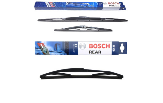 Paquete económico de escobillas limpiaparabrisas Bosch 653S + H309