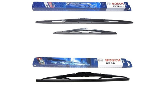 Paquete económico de escobillas limpiaparabrisas Bosch 653S + H400
