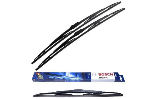 Paquete económico de escobillas limpiaparabrisas Bosch 727 + H450