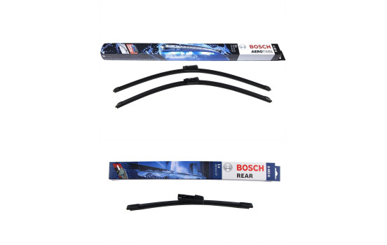 Paquete económico de escobillas limpiaparabrisas Bosch A187S + A403H