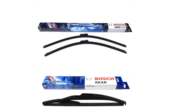 Paquete económico de escobillas limpiaparabrisas Bosch A295S + H840