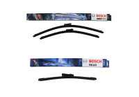 Paquete económico de escobillas limpiaparabrisas Bosch A297S + A403H