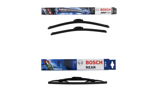 Paquete económico de escobillas limpiaparabrisas Bosch AR502S + H282