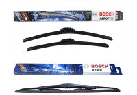 Paquete económico de escobillas limpiaparabrisas Bosch AR502S + H450