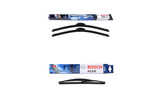 Paquete económico de escobillas limpiaparabrisas Bosch AR531S + H250