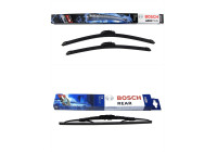 Paquete económico de escobillas limpiaparabrisas Bosch AR532S + H595