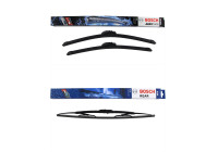 Paquete económico de escobillas limpiaparabrisas Bosch AR550S + H500