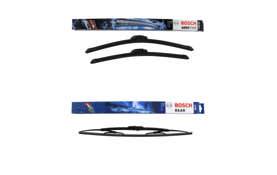 Paquete económico de escobillas limpiaparabrisas Bosch AR550S + H500