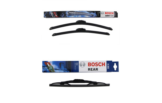 Paquete económico de escobillas limpiaparabrisas Bosch AR551S + H282