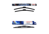 Paquete económico de escobillas limpiaparabrisas Bosch AR551S + H595