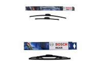 Paquete económico de escobillas limpiaparabrisas Bosch AR553S + H282