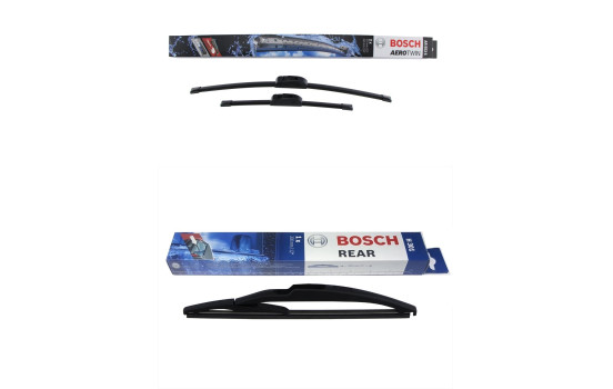 Paquete económico de escobillas limpiaparabrisas Bosch AR553S + H301