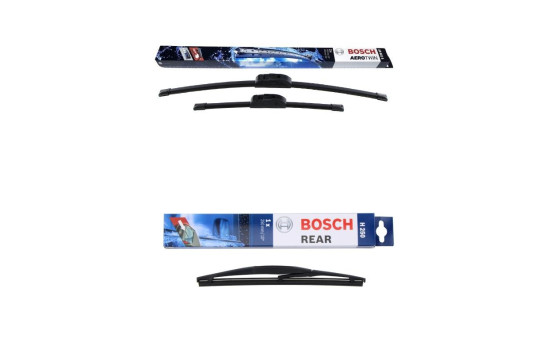 Paquete económico de escobillas limpiaparabrisas Bosch AR601S + H250