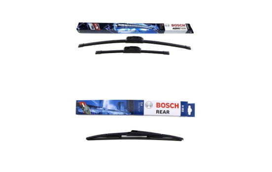 Paquete económico de escobillas limpiaparabrisas Bosch AR601S + H352