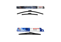 Paquete económico de escobillas limpiaparabrisas Bosch AR605S + H304