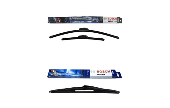 Paquete económico de escobillas limpiaparabrisas Bosch AR605S + H351