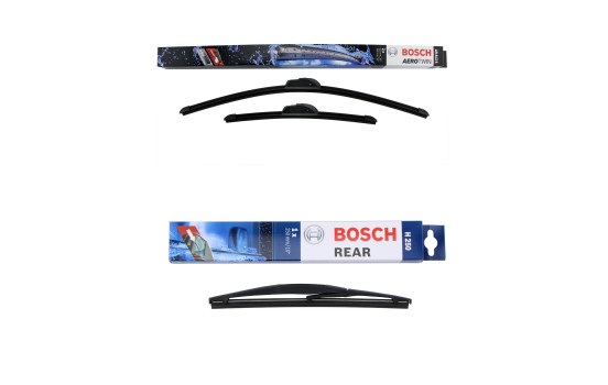 Paquete económico de escobillas limpiaparabrisas Bosch AR813S + H250