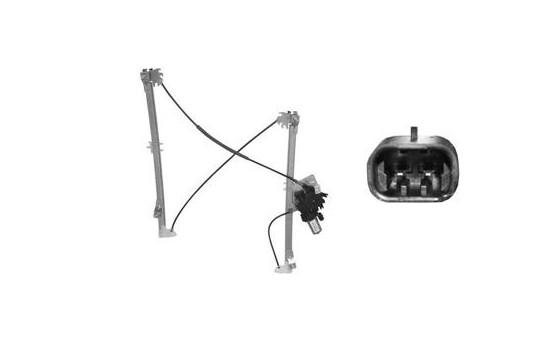 ELEVALUNAS DELANTERO DERECHO ELÉCTRICO incluido MOTOR 4 puertas 0685266 Van Wezel