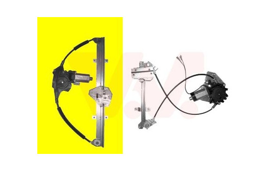 ELEVALUNAS DELANTERO DERECHO ELÉCTRICO incluido MOTOR 4 puertas 1825262 Van Wezel, Imagen 2