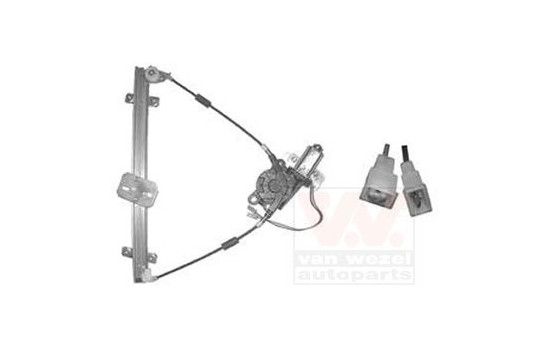 ELEVALUNAS DELANTERO DERECHO ELÉCTRICO incluido MOTOR 4 puertas 4930262 Van Wezel, Imagen 3
