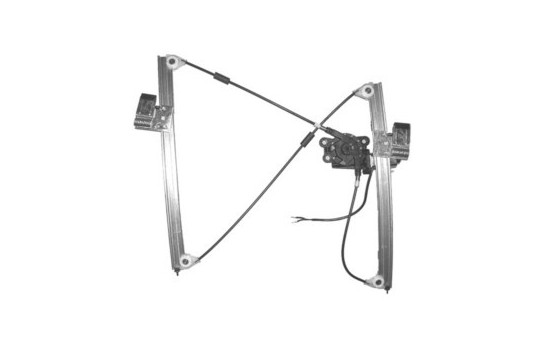 ELEVALUNAS DELANTERO DERECHO ELÉCTRICO incluido MOTOR 4 puertas Sin Comfort 5824264 Van Wezel