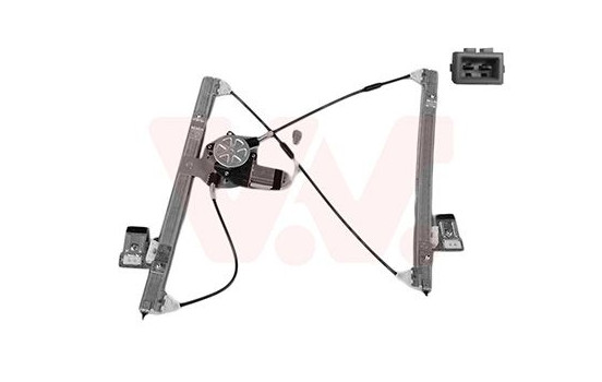 ELEVALUNAS DELANTERO DERECHO ELÉCTRICO incluido MOTOR 4 puertas Sin Comfort 5824264 Van Wezel, Imagen 2