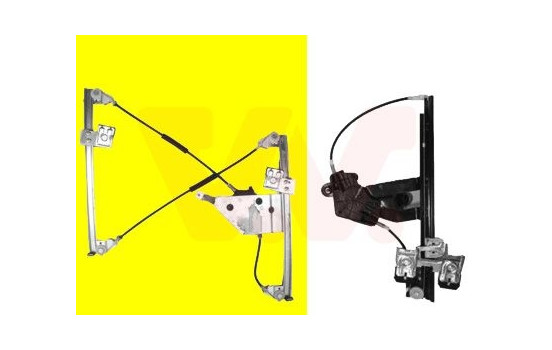 ELEVALUNAS DELANTERO DERECHO ELÉCTRICO sin MOTOR 4 puertas 7620262 Van Wezel, Imagen 2