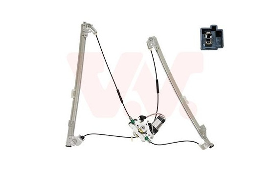 ELEVALUNAS DELANTERO IZQUIERDO ELÉCTRICO incluido MOTOR 4 puertas hasta 2004 0732261 Van Wezel, Imagen 2