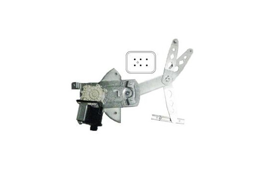 ELEVALUNAS DELANTERO IZQUIERDO ELÉCTRICO incluido MOTOR Opel Zafira B 4 puertas hasta 2005 3792265 Van Wezel