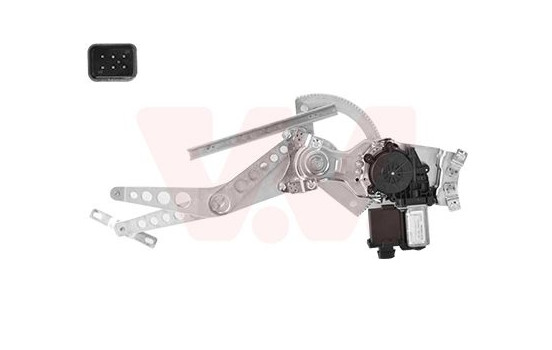 ELEVALUNAS DELANTERO IZQUIERDO ELÉCTRICO incluido MOTOR Opel Zafira B 4 puertas hasta 2005 3792265 Van Wezel, Imagen 2