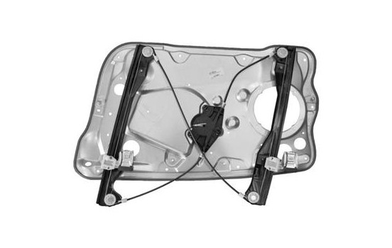 ELEVALUNAS DELANTERO IZQUIERDO ELÉCTRICO sin MOTOR SKODA FABIA 4 puertas hasta 2007 con Panel 7625263 Van Wezel