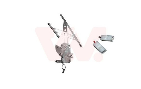 ELEVALUNAS ELÉCTRICO con MOTOR IZQUIERDO 2 puertas Tipo de vehículo: Francia 5430263 Van Wezel, Imagen 2