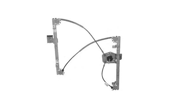 ELEVALUNAS ELÉCTRICO incluido MOTOR Derecho 2 Puertas Con Comfort 3750262 Van Wezel
