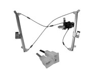ELEVALUNAS ELÉCTRICO incluido MOTOR Derecho AUDI A3 2 puertas hasta 2003 sin FUNCIÓN CONFORT 0330264 Van Wezel