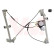 ELEVALUNAS ELÉCTRICO incluido MOTOR IZQUIERDO 2 puertas 0903261 Van Wezel, Miniatura 2
