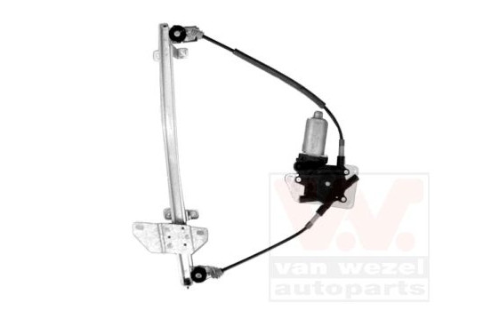 ELEVALUNAS ELÉCTRICO incluido MOTOR IZQUIERDO 2 puertas 3319261 Van Wezel, Imagen 3