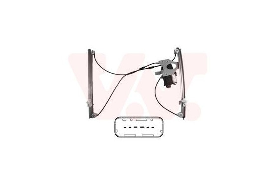 ELEVALUNAS ELÉCTRICO incluido MOTOR IZQUIERDO 2 puertas Con Comfort 4332261 Van Wezel, Imagen 2