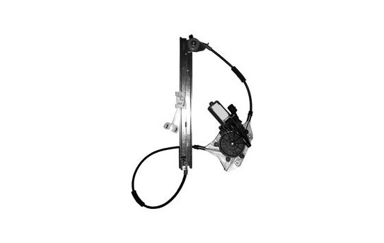 ELEVALUNAS ELÉCTRICO incluido MOTOR trasero izquierdo hasta 2001 sin Comfort 1777263 Van Wezel