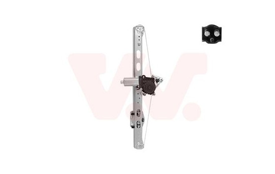 ELEVALUNAS ELÉCTRICO incluido MOTOR Trasero izquierdo Mercedes M W163 3085263 Van Wezel, Imagen 2