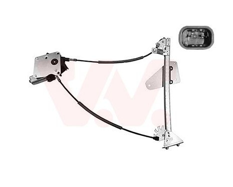 elevalunas eléctrico + motor l 2d 2759261 Van Wezel