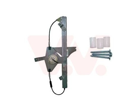ELEVALUNAS TRASERO DERECHO ELÉCTRICO sin MOTOR Citroën C4 Picasso 0972264 Van Wezel
