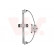 ELEVALUNAS TRASERO IZQUIERDO ELÉCTRICO sin MOTOR + Comfort 0332265 Van Wezel, Miniatura 2