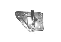ELEVALUNAS TRASERO IZQUIERDO ELÉCTRICO sin MOTOR SKODA FABIA hasta 2007 Panel 7625265 Van Wezel