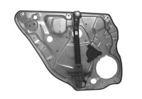 ELEVALUNAS TRASERO IZQUIERDO ELÉCTRICO sin MOTOR VW Polo 9N Con Panel 5827267 Van Wezel