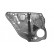 ELEVALUNAS TRASERO IZQUIERDO ELÉCTRICO sin MOTOR VW Polo 9N Con Panel 5827267 Van Wezel